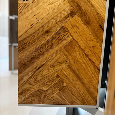 Kensington Engineered Real Wood Herringbone Oak Natural Lacquered